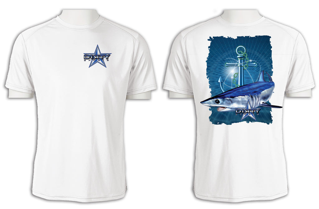 Shark, Anchor Series - Short Sleeve Polyester Shirt
