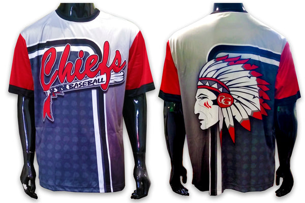 Chiefs Baseball - Custom Full-Dye Jersey - Dirty Sports Wear