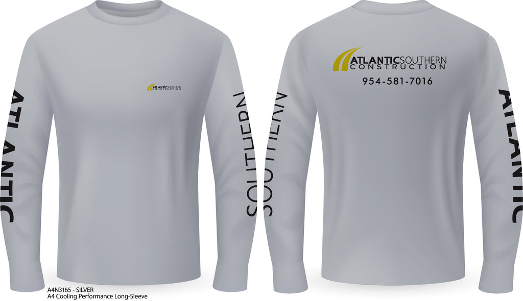 Atlantic Southern Paving - Partial-Dye, Long-Sleeve Shirts