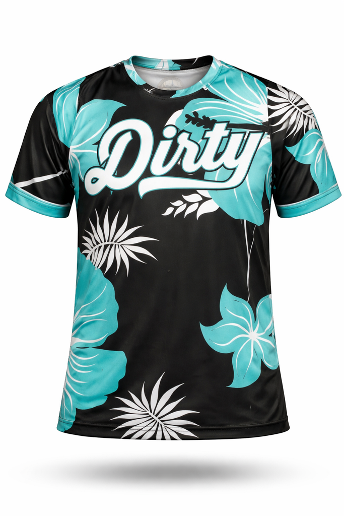 DIRTY FLORAL TEAL
