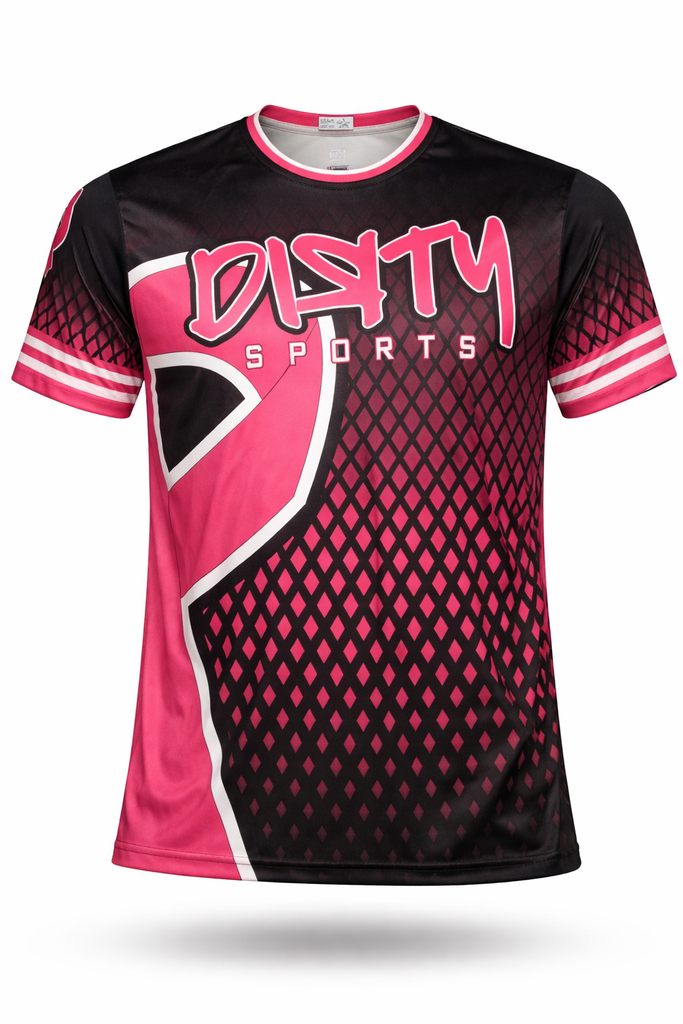 Breast Cancer- Black & Pink Short Sleeve