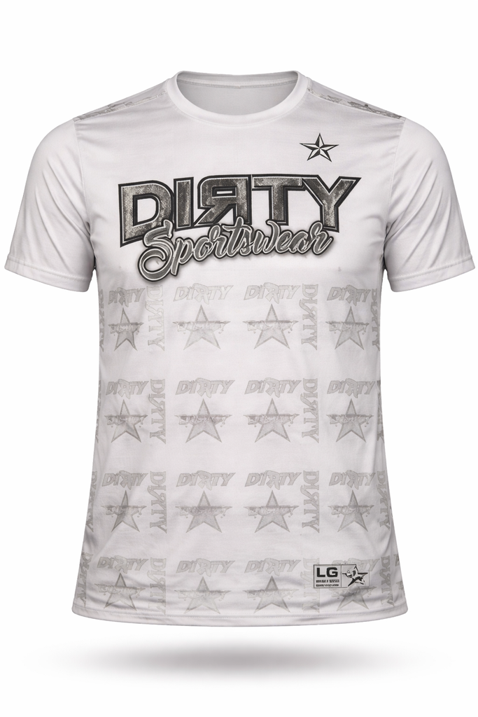 Dirty Sports Star Short Sleeve- White