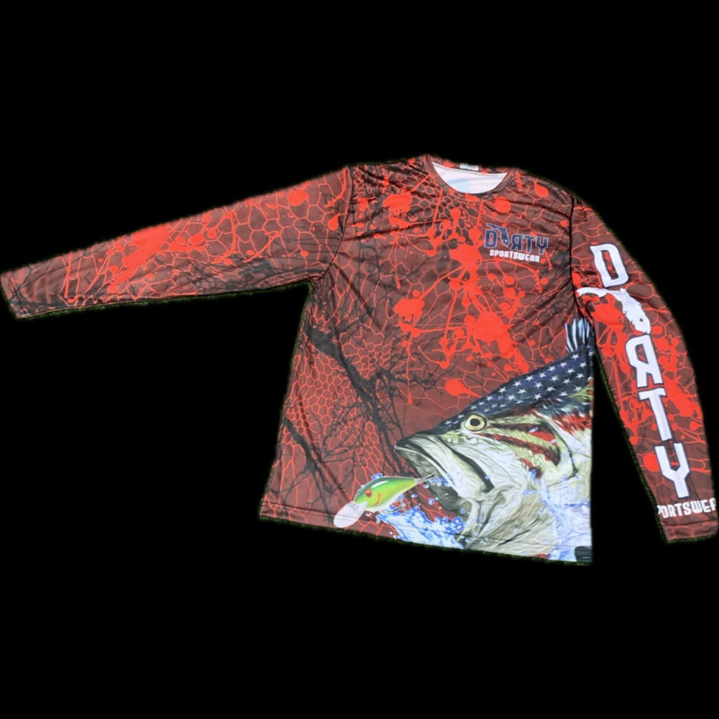 LONG SLEEVE KRYPTEK USA BASS