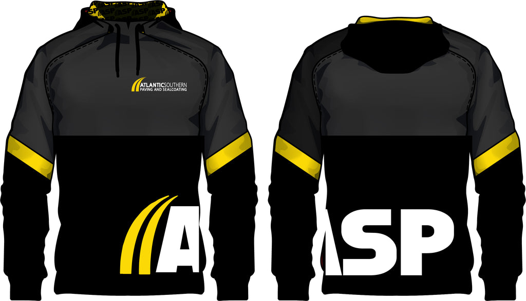 Atlantic Southern Paving - Full-Dye, Pull Over Hoodie