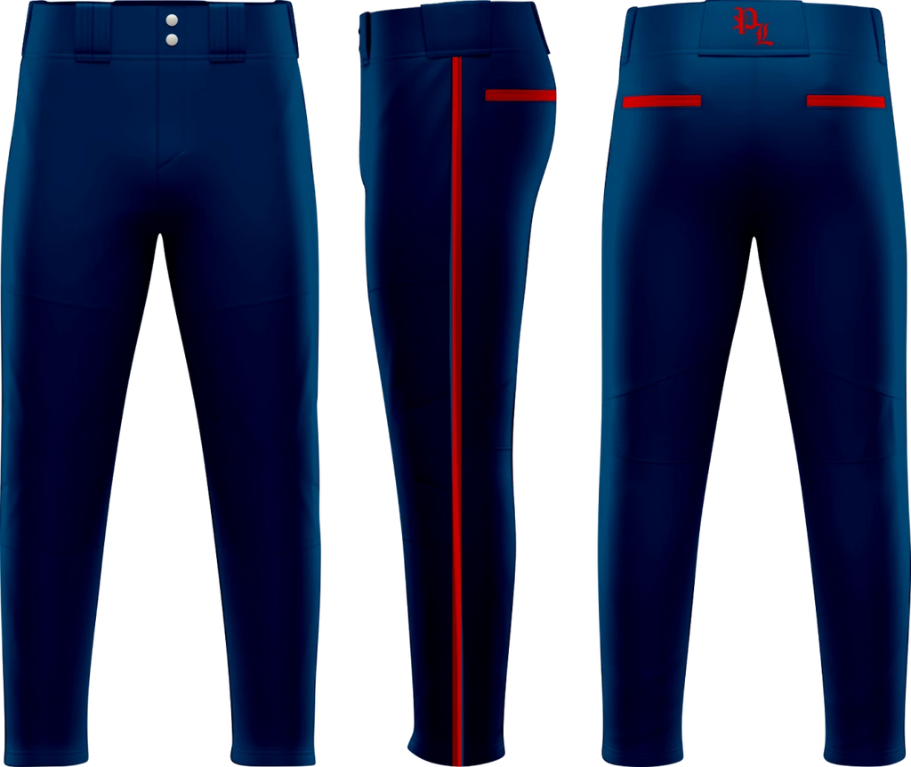 Bulldogs Navy Blue Long Baseball Pant