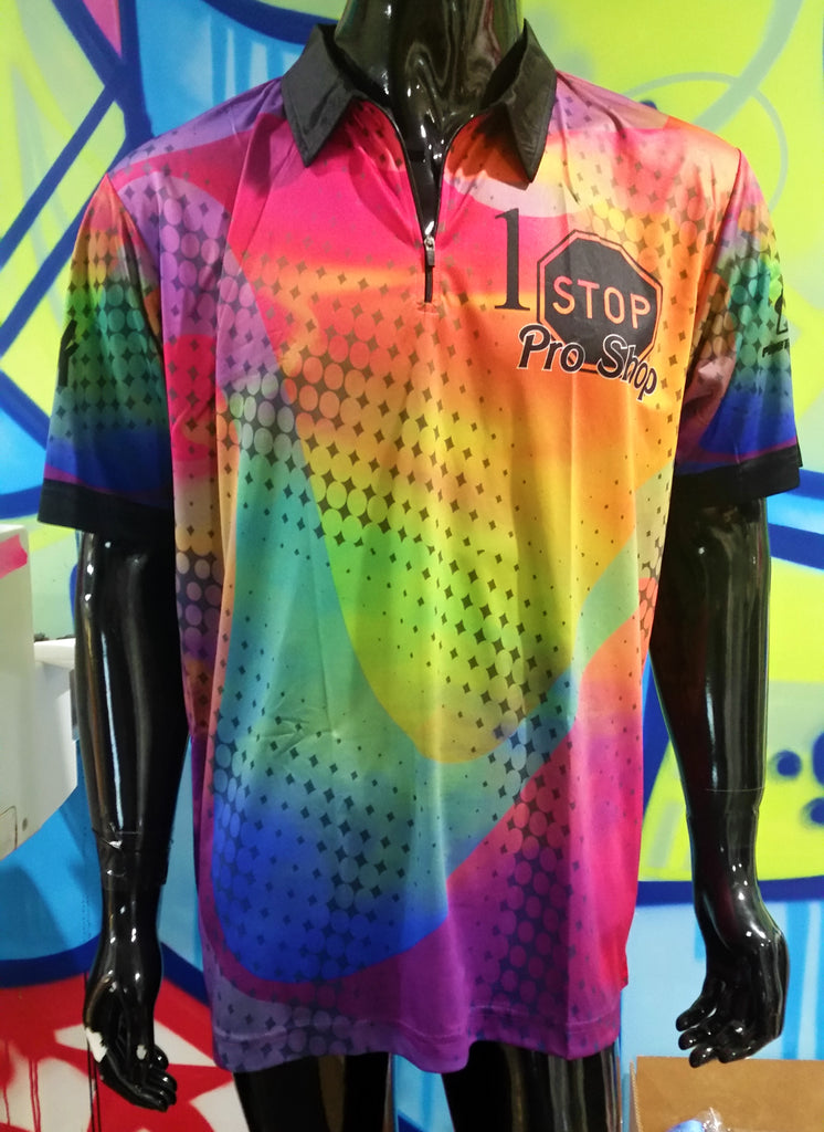 1 Stop Pro Shop. Quarter Zip Polo - Custom Full-Dye Jersey