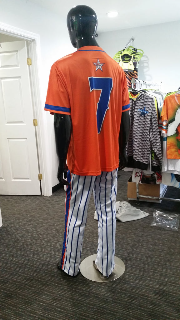 One Payment, Orange - Custom Full-Dye Jersey and Pants