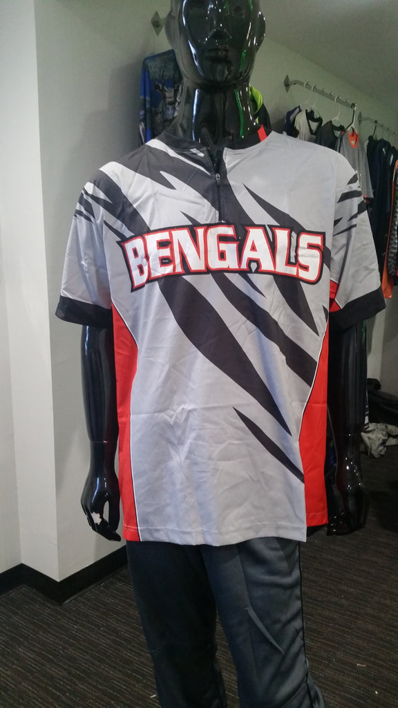 Bengals; Gray, Orange - Custom Full-Dye Jersey