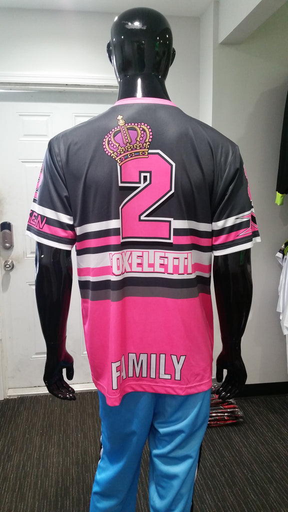 Dynasty Elite; Pink - Custom Full-Dye Jersey