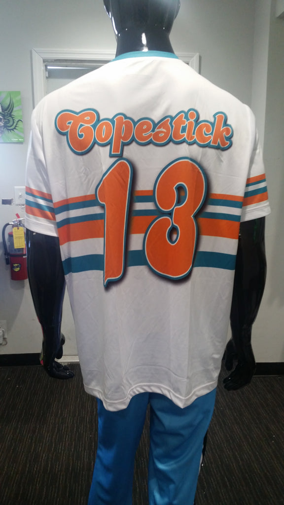 Jim's Tires; Miami Dolphins - Custom Full-Dye Jersey