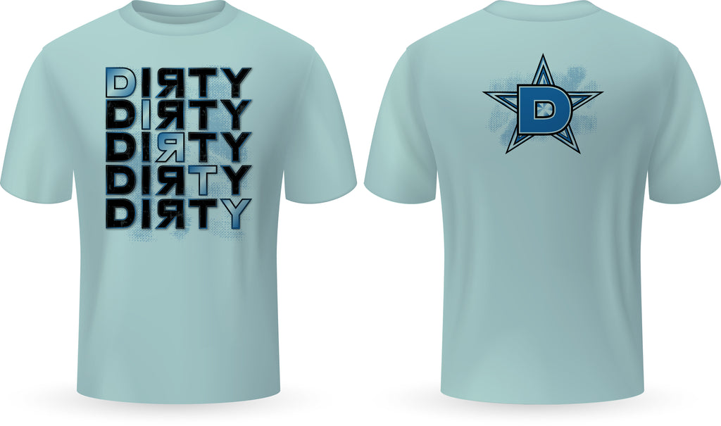5 Dirtys, BLUE - PartialDye Streetwear