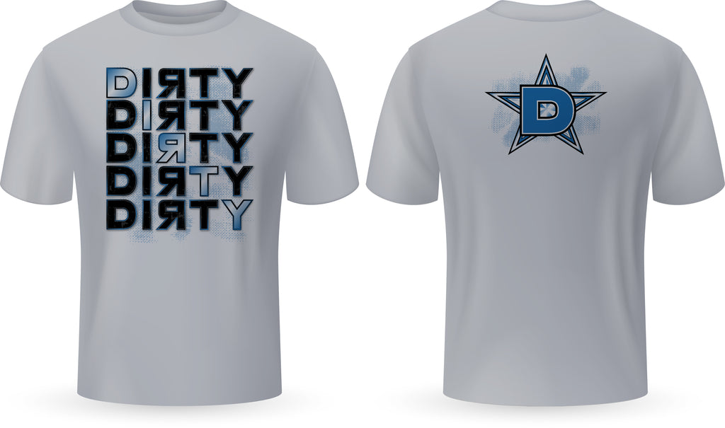 5 Dirtys, BLUE - PartialDye Streetwear