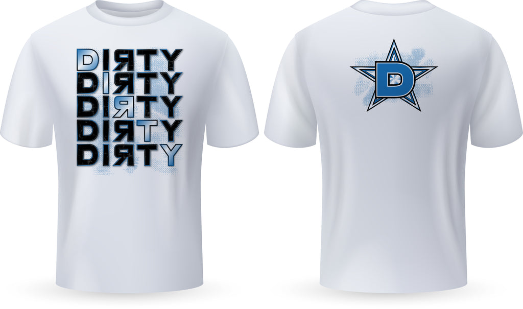 5 Dirtys, BLUE - PartialDye Streetwear
