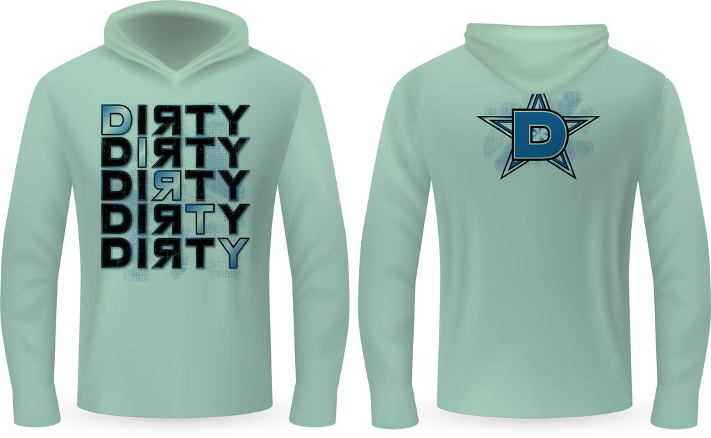 5 Dirtys, BLUE - PartialDye Streetwear