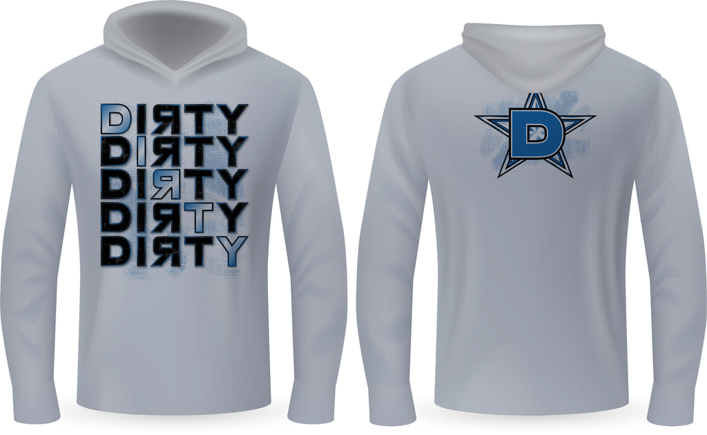 5 Dirtys, BLUE - PartialDye Streetwear