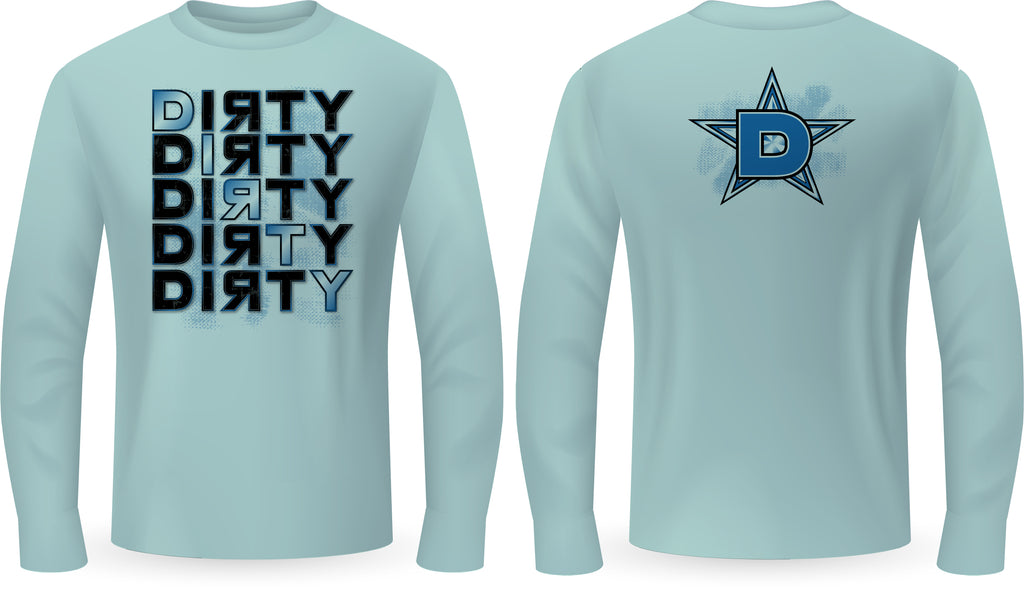 5 Dirtys, BLUE - PartialDye Streetwear