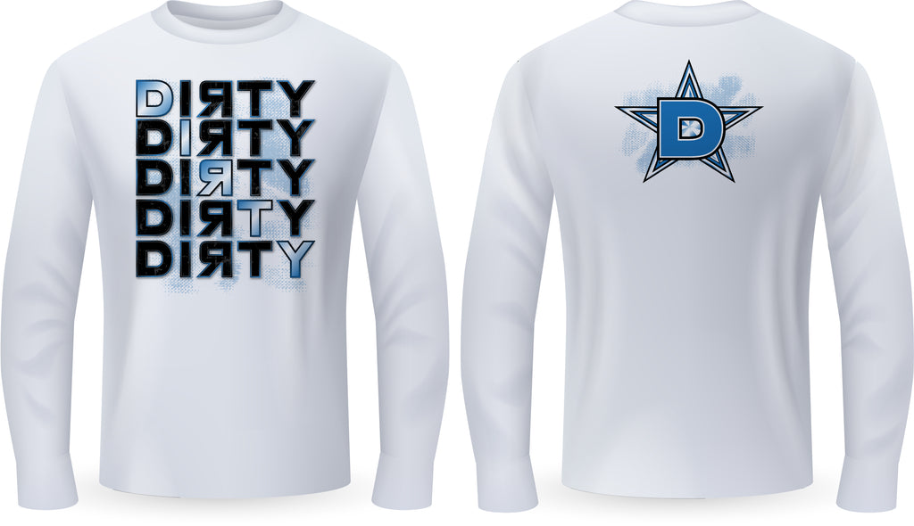 5 Dirtys, BLUE - PartialDye Streetwear