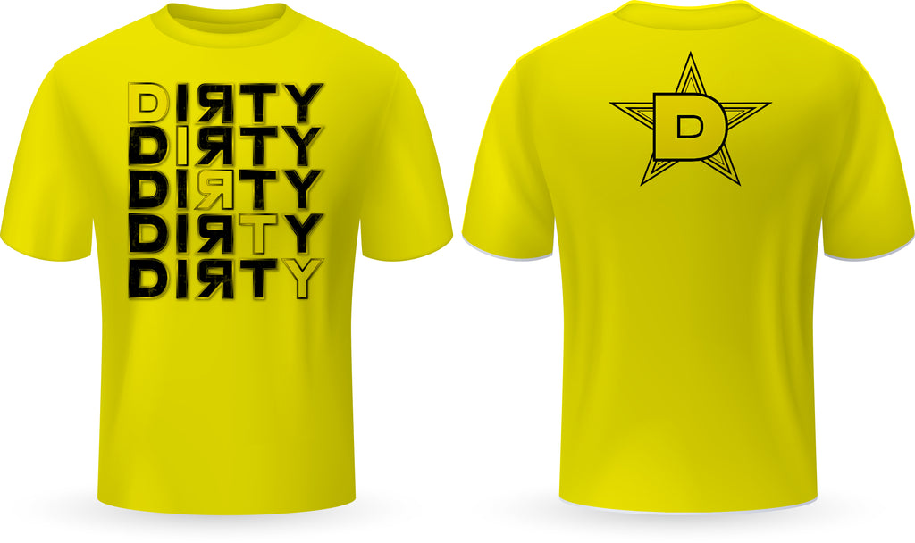 5 Dirtys, YELLOW - PartialDye Streetwear