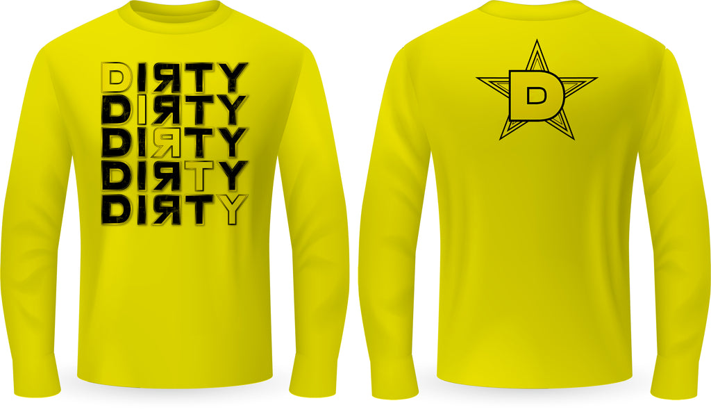 5 Dirtys, YELLOW - PartialDye Streetwear