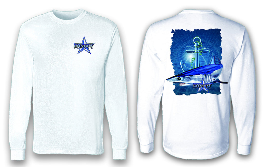 Shark, Anchor Series - Long Sleeve Polyester Fishing Shirt