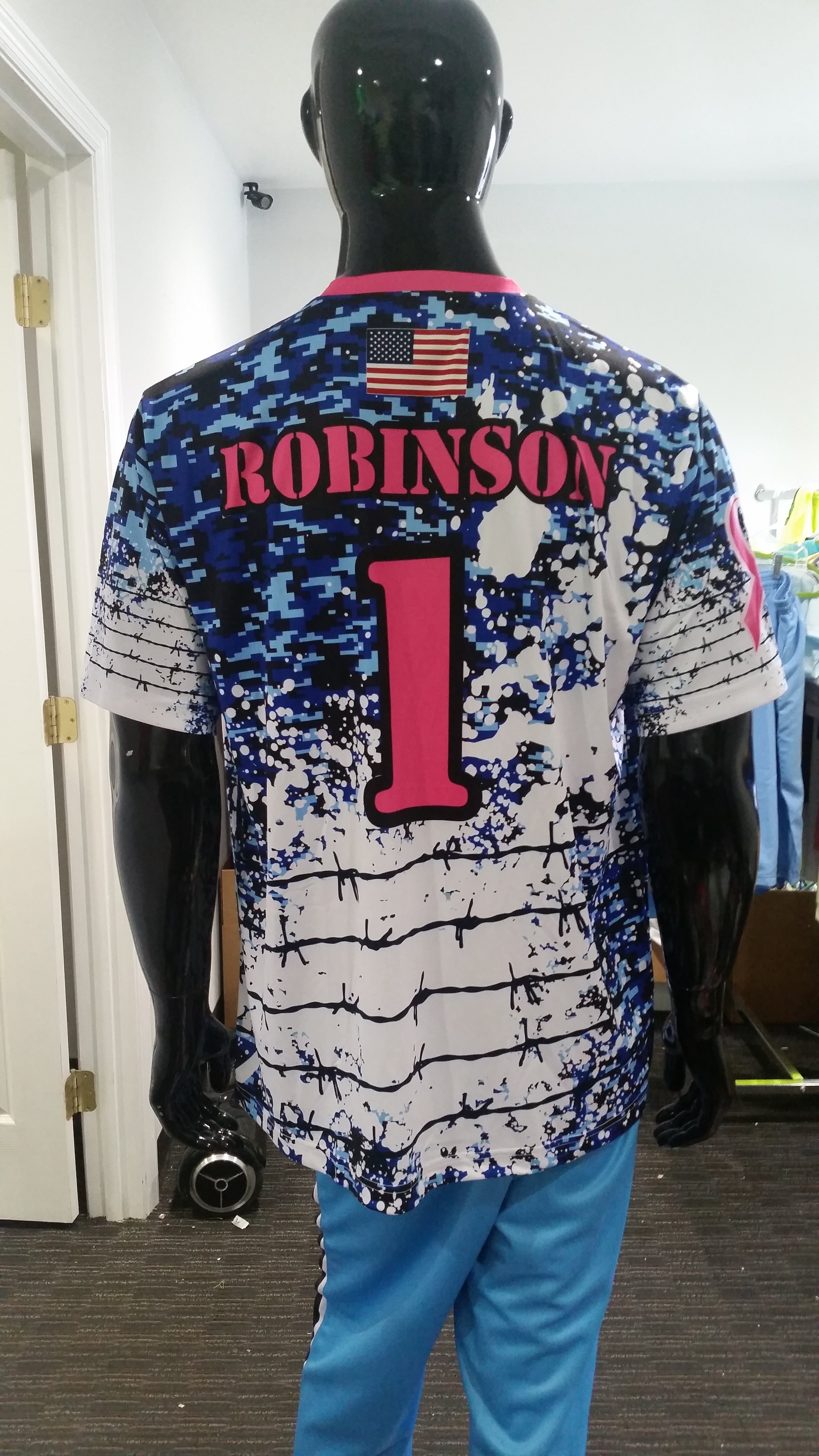 Average Joes Camo and Wire Custom Full Dye Jersey Dirty