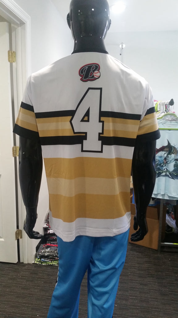 B, Stripes - Custom Full-Dye Jersey