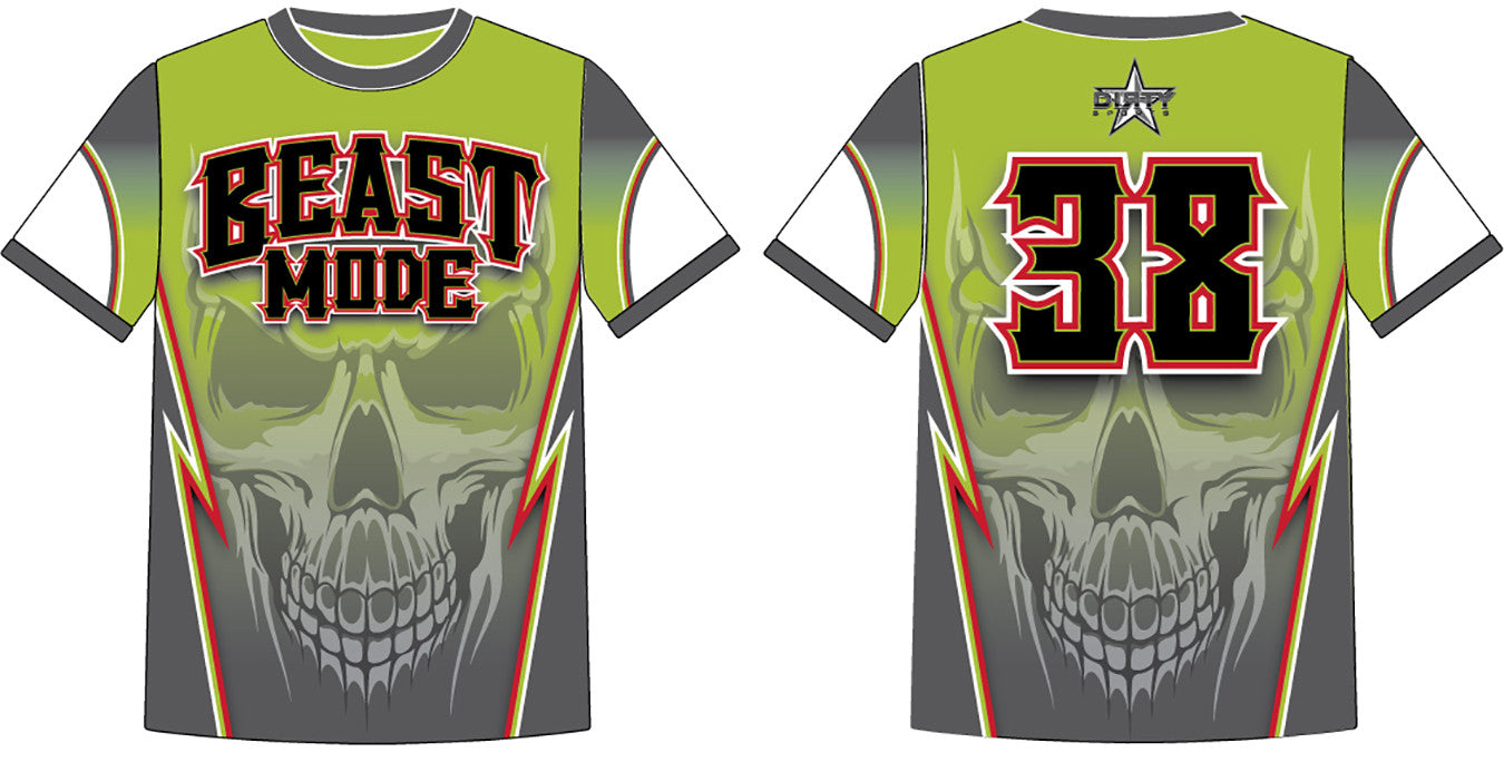 Beast Mode - Custom Full-Dye Jersey - Dirty Sports Wear