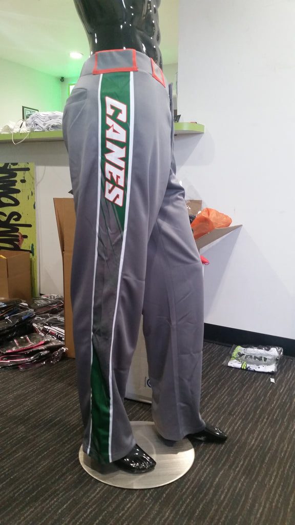 Canes, Green Grunge - Custom Full-Dye Jersey and Pants
