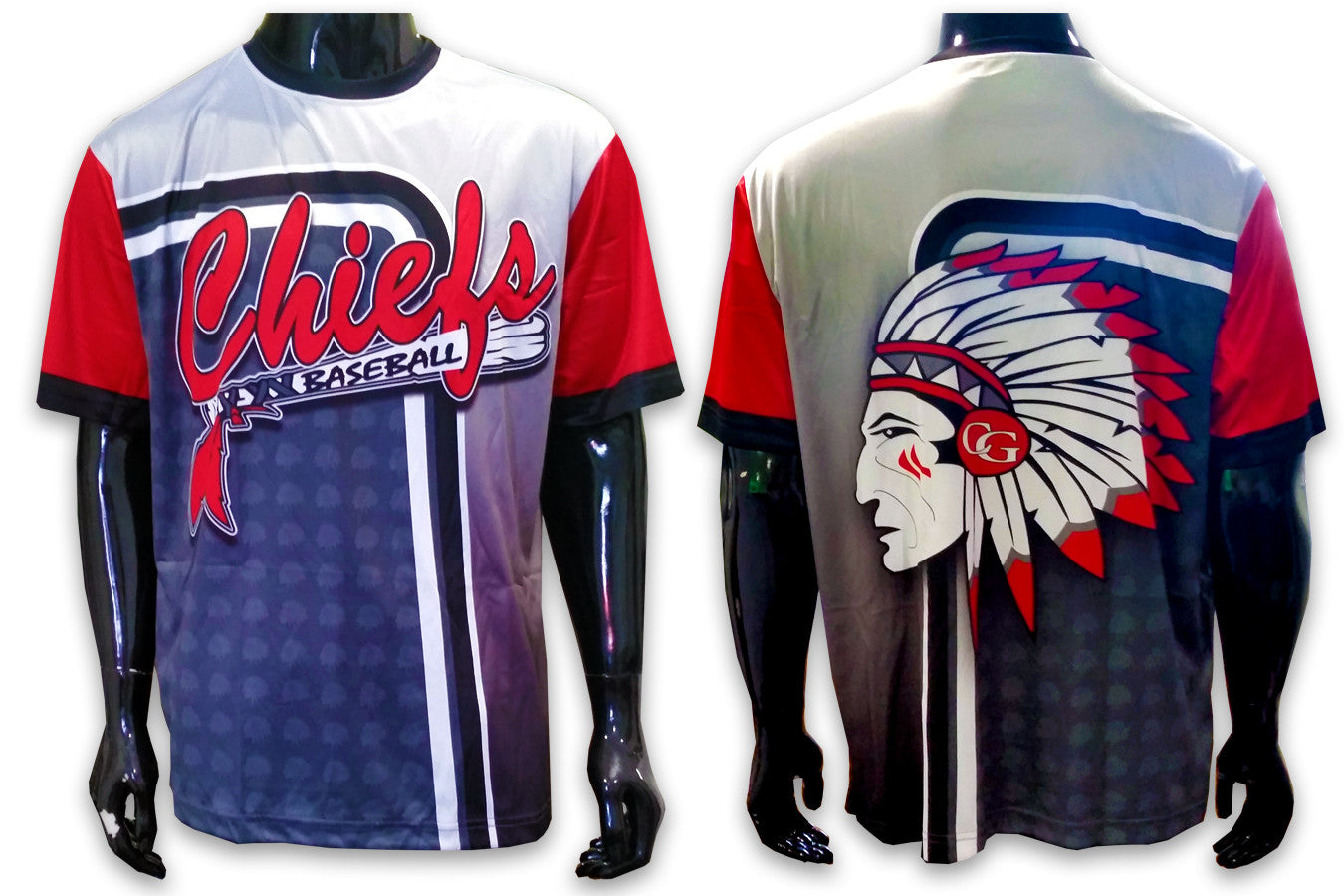 Chiefs Baseball Custom Full-Dye Jersey Dirty Sports Wear