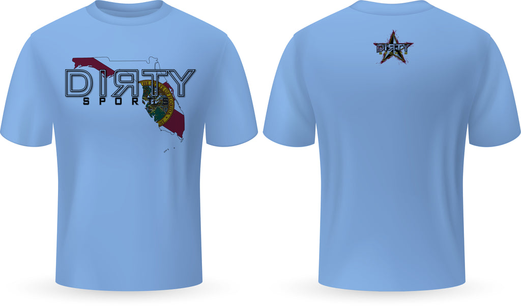 Dirty Florida State Flag Cutout - PartialDye Streetwear