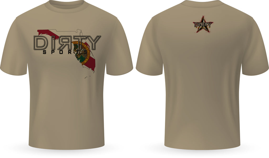 Dirty Florida State Flag Cutout - PartialDye Streetwear