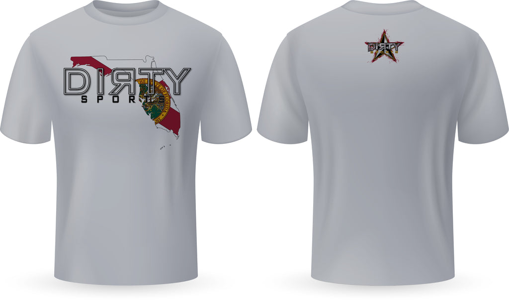 Dirty Florida State Flag Cutout - PartialDye Streetwear