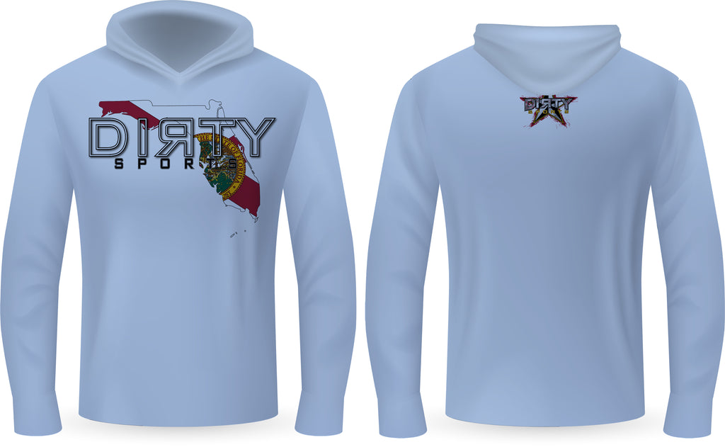 Dirty Florida State Flag Cutout - PartialDye Streetwear