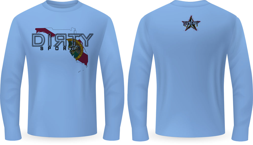 Dirty Florida State Flag Cutout - PartialDye Streetwear