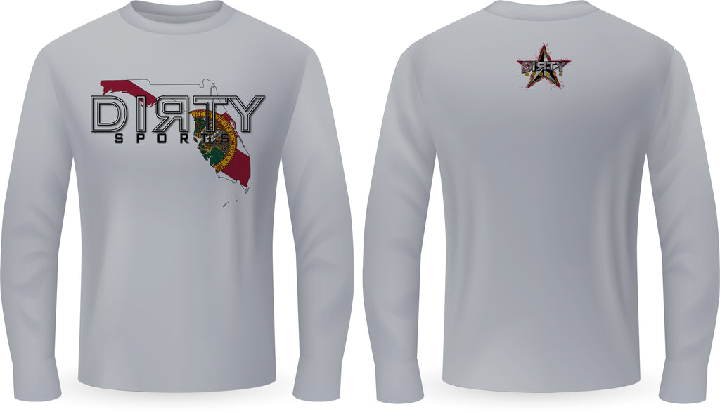 Dirty Florida State Flag Cutout - PartialDye Streetwear