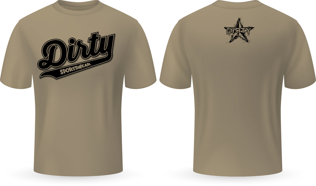 Dirty Script Swoosh - PartialDye Streetwear
