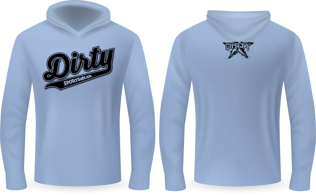 Dirty Script Swoosh - PartialDye Streetwear