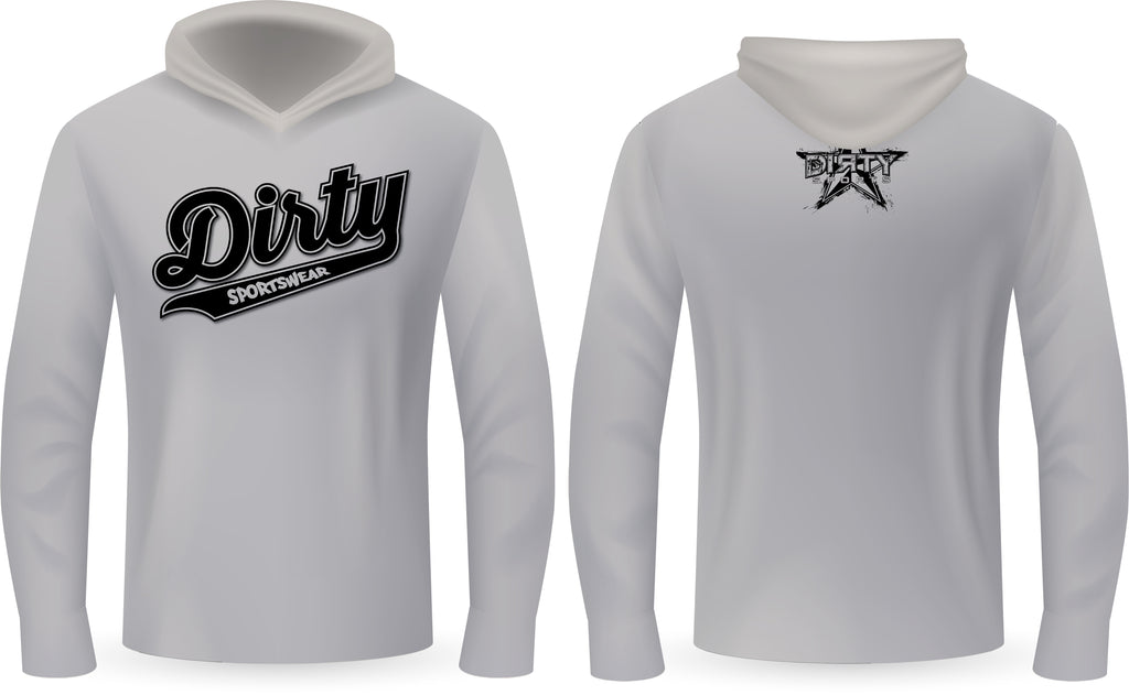 Dirty Script Swoosh - PartialDye Streetwear