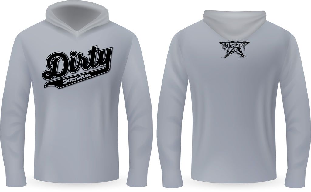 Dirty Script Swoosh - PartialDye Streetwear