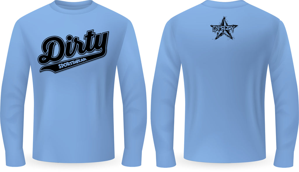 Dirty Script Swoosh - PartialDye Streetwear
