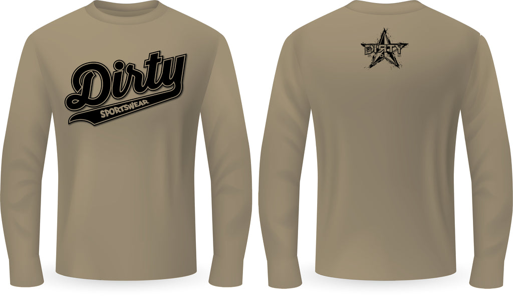 Dirty Script Swoosh - PartialDye Streetwear