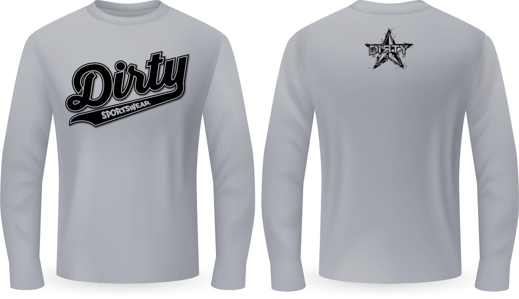 Dirty Script Swoosh - PartialDye Streetwear