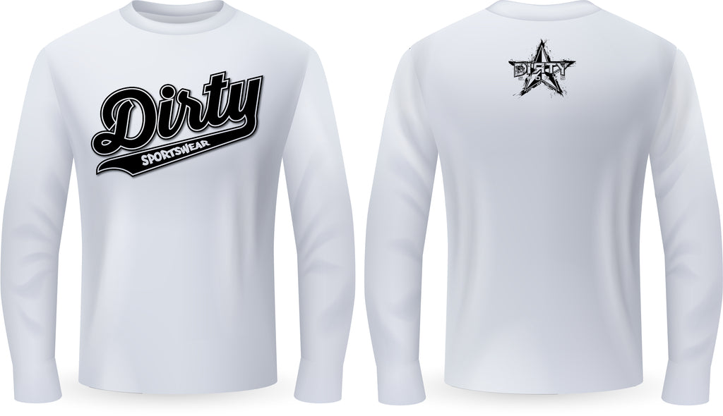Dirty Script Swoosh - PartialDye Streetwear