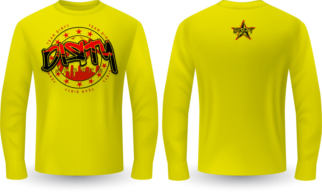 Dirty Skyline, RED - PartialDye Streetwear