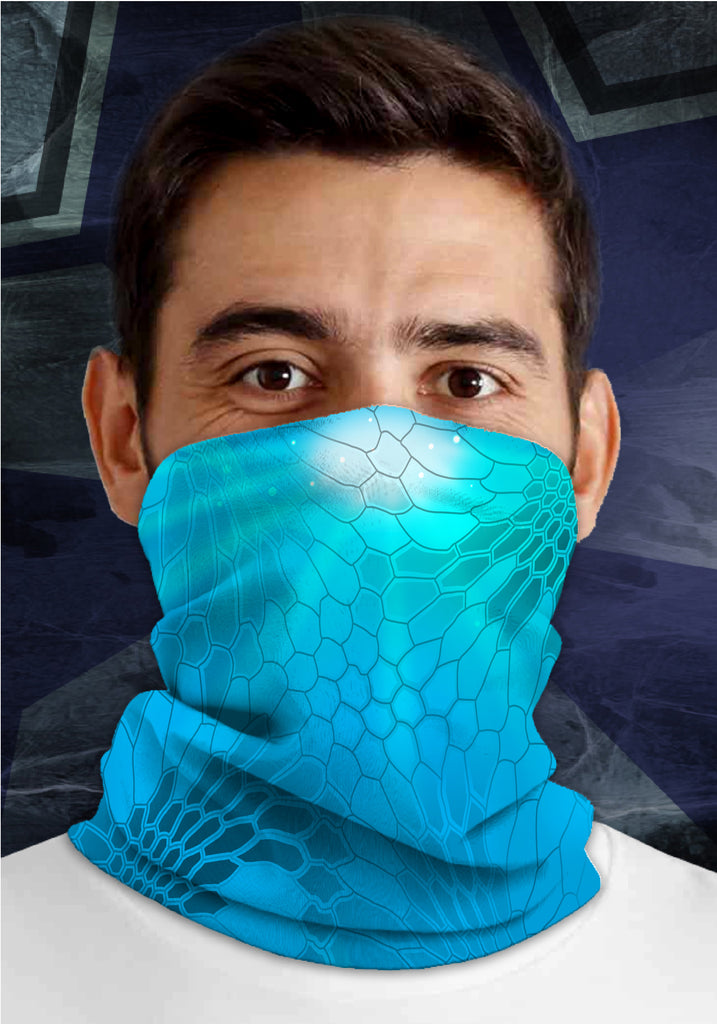 Kryptek BLUE, Dirty Sports Face Mask Shield