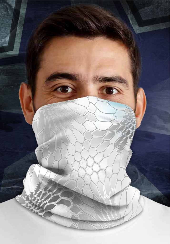 Kryptek WHITE, Dirty Sports Face Mask Shield