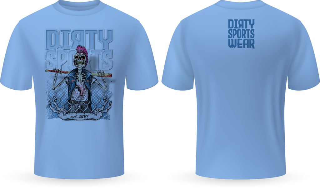 Dirty Sports Punk Skeleton - PartialDye Streetwear