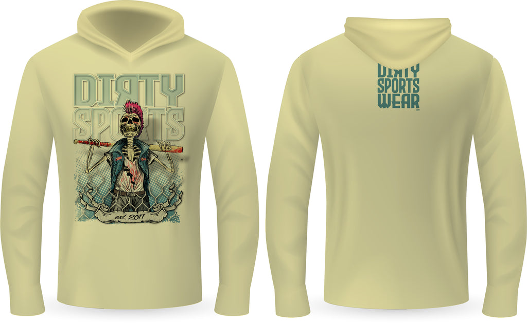 Dirty Sports Punk Skeleton - PartialDye Streetwear
