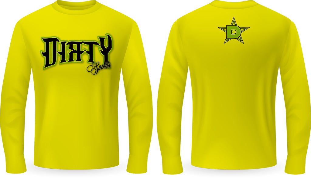 Dirty Sports, Spiked Text, GREEN - PartialDye Streetwear