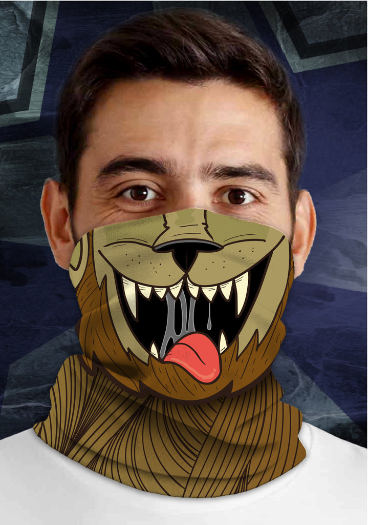 Wolfie, Dirty Sports Face Mask Shield